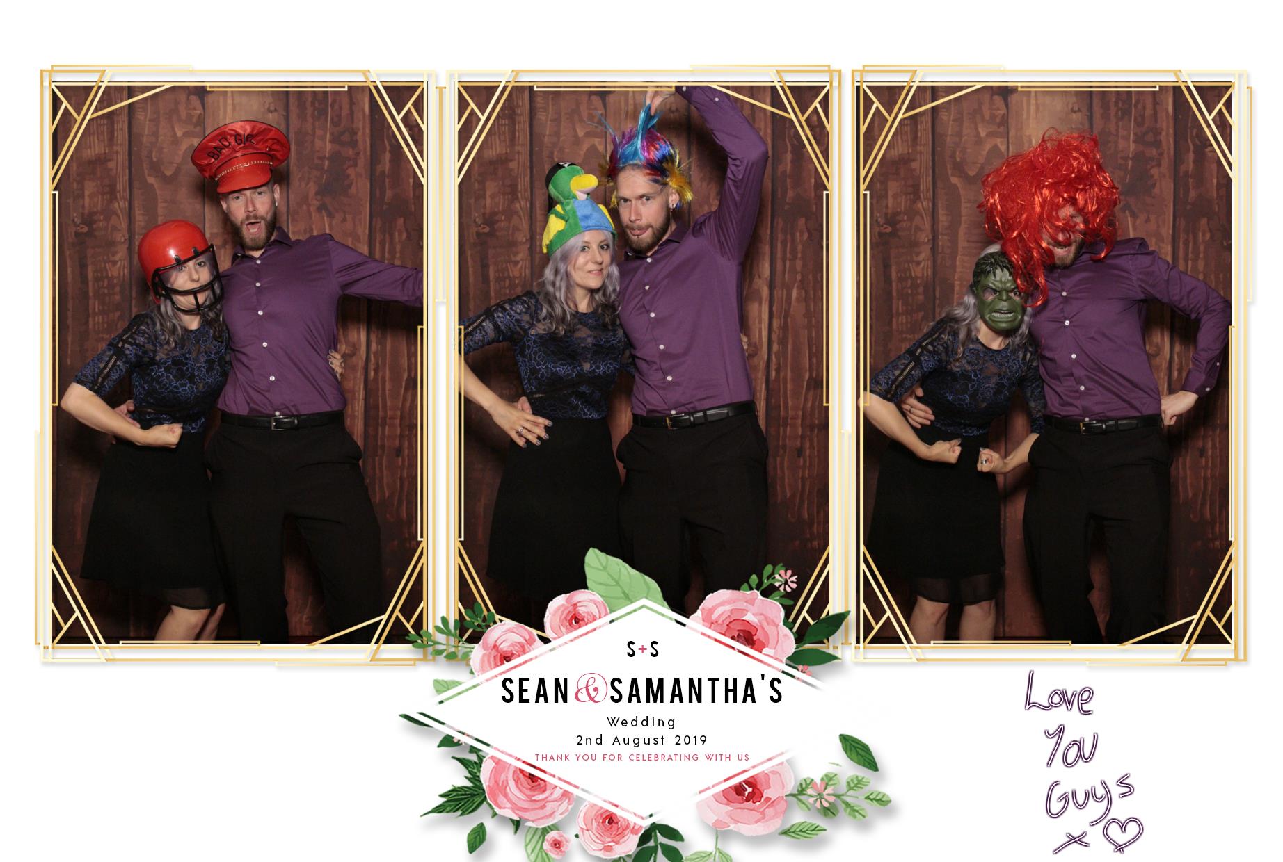 Samantha & Sean's Wedding | View more photos from the event at gallery.myphotoboothexperience.co.uk/u/MyPhotoBoothExperienceLtd/Samantha-Seans-Wedding